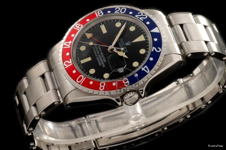 0911 Resilient ROLGMT016A – Vintage GMT SS Blue Red Bezel Swiss Eta 2836- 969